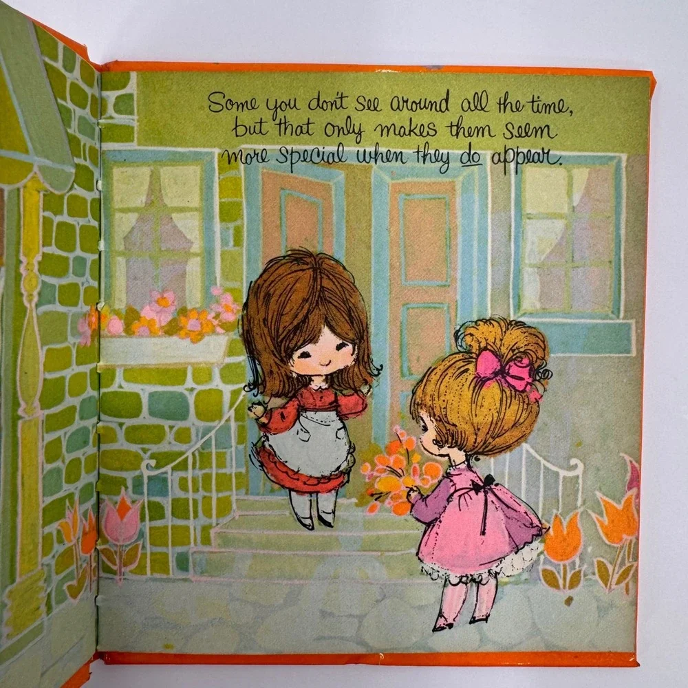 Vintage Friends Are Like Flowers Sunbeam 1968 Library Book Maria Paoletti Art - Picture 5 of 16